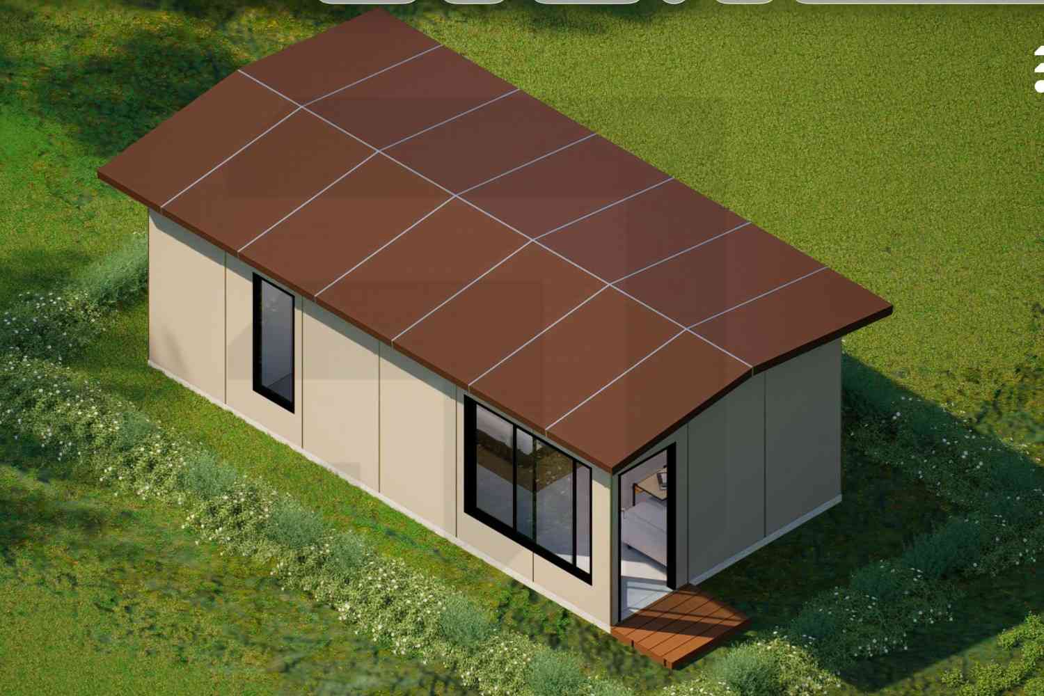 Amoda prefab Apartment Studio, exterior view